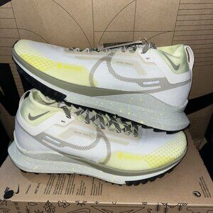 NEW Nike React Pegasus Trail 4 Gore-Tex Ivory Olive DJ7929-101 Women Size 10